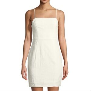 Astr the label white linen dress Small